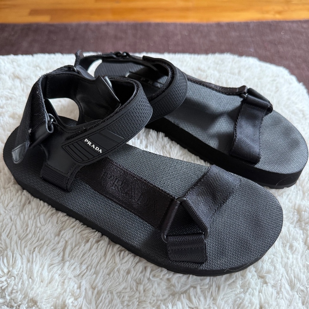 PRADA Strappy Sandal with Dust Bag